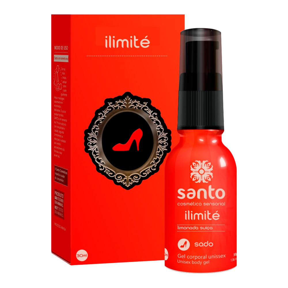 Ilimité Gel Dessensibilizante Anal 30g Linha Sado Santo - 1961