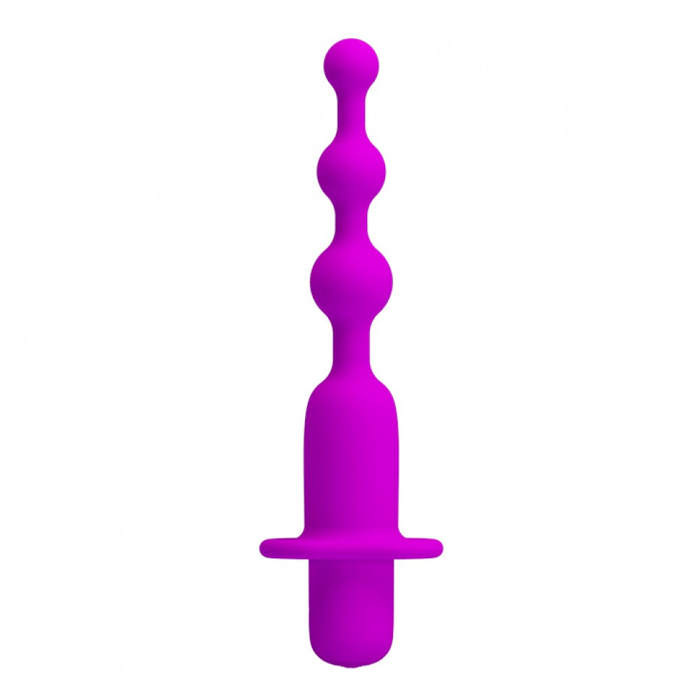 Plug Anal Recarregável com 3 Esferas e 12 Modos de Vibração - PRETTY LOVE HERMOSA