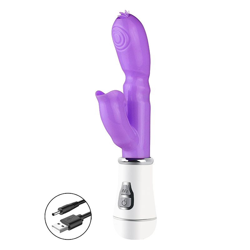 Vibrador de Ponto G e Clitóris - Recarregável -621