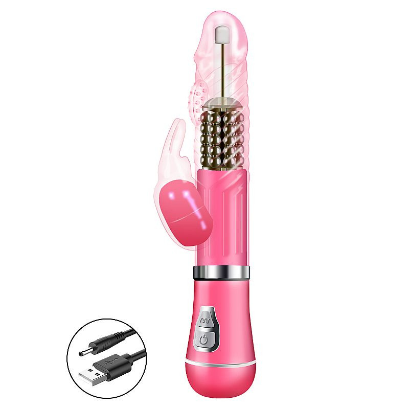 Vibrador Rotativo de Coelho - Recarregável - 1893