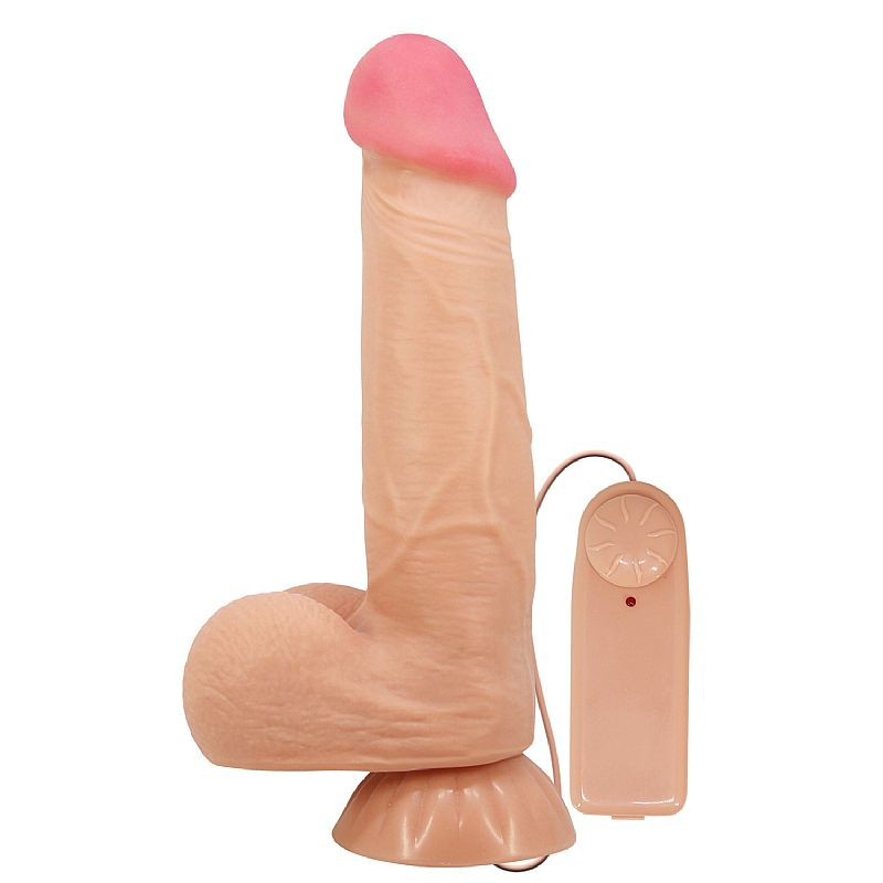Pênis Realístico - Vibrador de Multi-Velocidade - Sliding Skin - 21.8x4.6 - BAILE - 7213