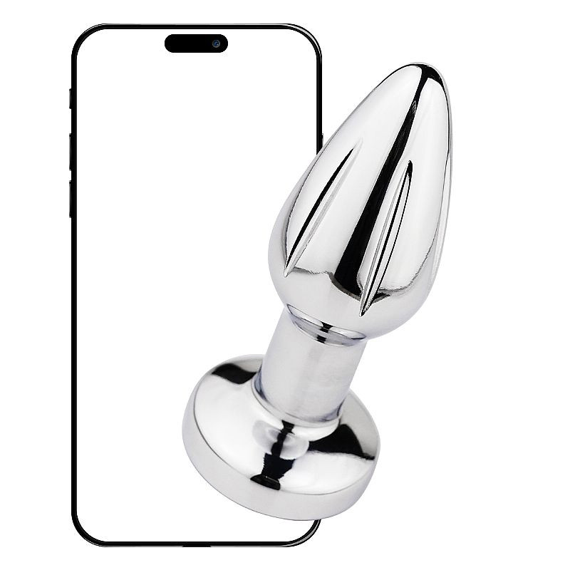 Plug Anal com Vibrador - Aplicativo Longa Distância - APP - 8340
