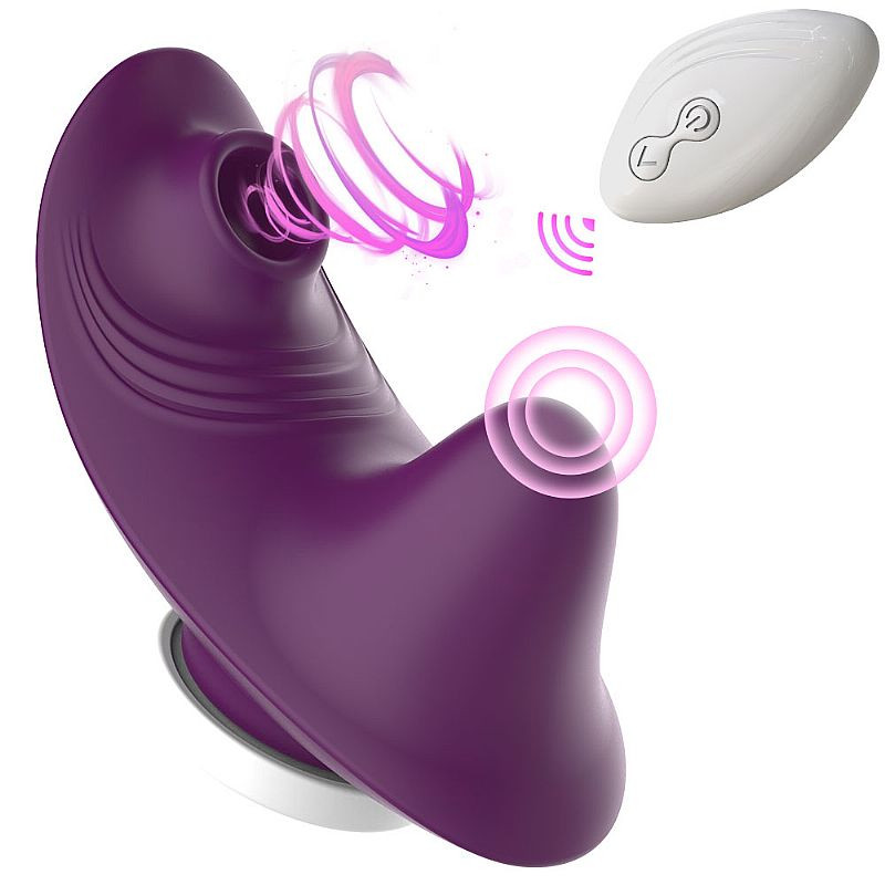 Vibrador de Calcinha Recarregável com Controle Remoto Pulsação - 6007