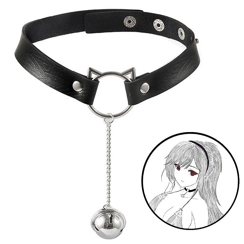 Coleira Bondage Choker com Pingente - 8118