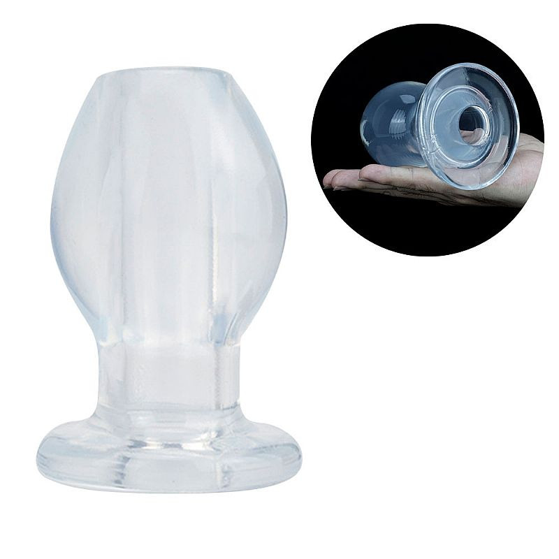 Plug Anal VazadoLiso - 11,4 X 6,9 cm - Tamanho G - 8097