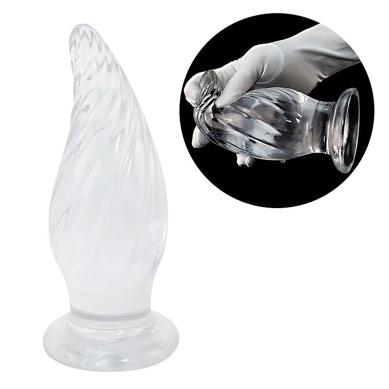 Plug Anal em Silicone - Formato de Cone - 20,0 x 7,3 cm - 8107
