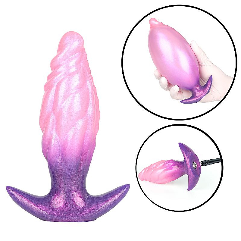 Plug Anal Silicone Inflável - 10,8 X 4.0 cm - 8085