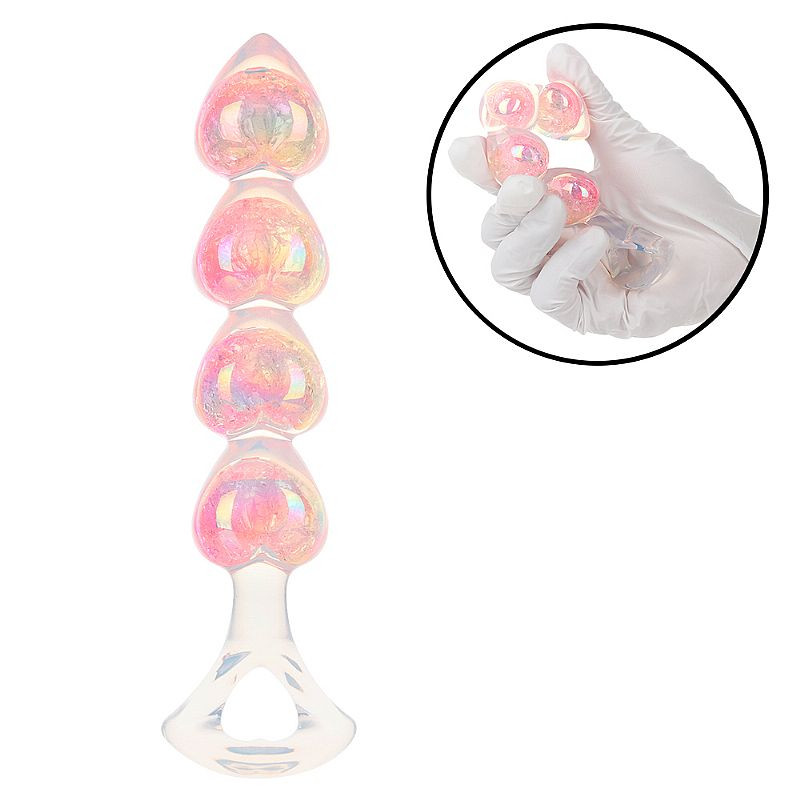 Plug Anal em Silicone Escalonado - 16,1 x 3,0 cm - 8068