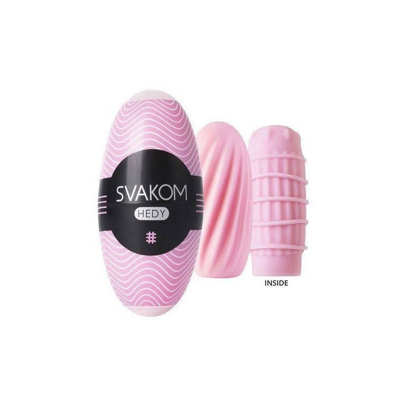 Masturbador EGG Svakom - Hedy Rosa - 1 Unidade
