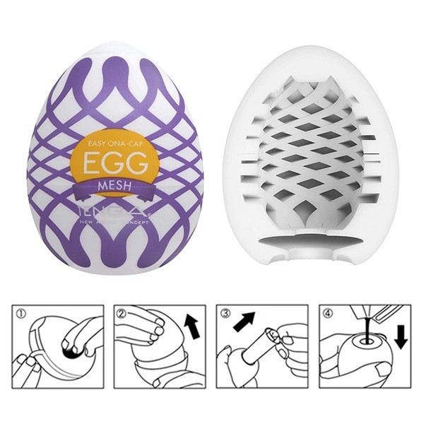 mesh egg magical kiss-masturbador masculino