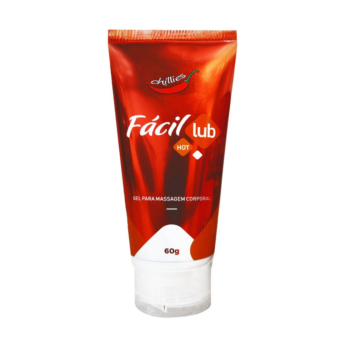 Fácil Lub Gel Hot Para Massagem Corporal 60g Chillies 