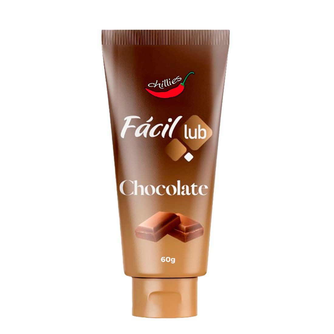 Fácil Lub Gel Lubrificante Beijável Para Massagem Corporal 60g Chillies - 8045