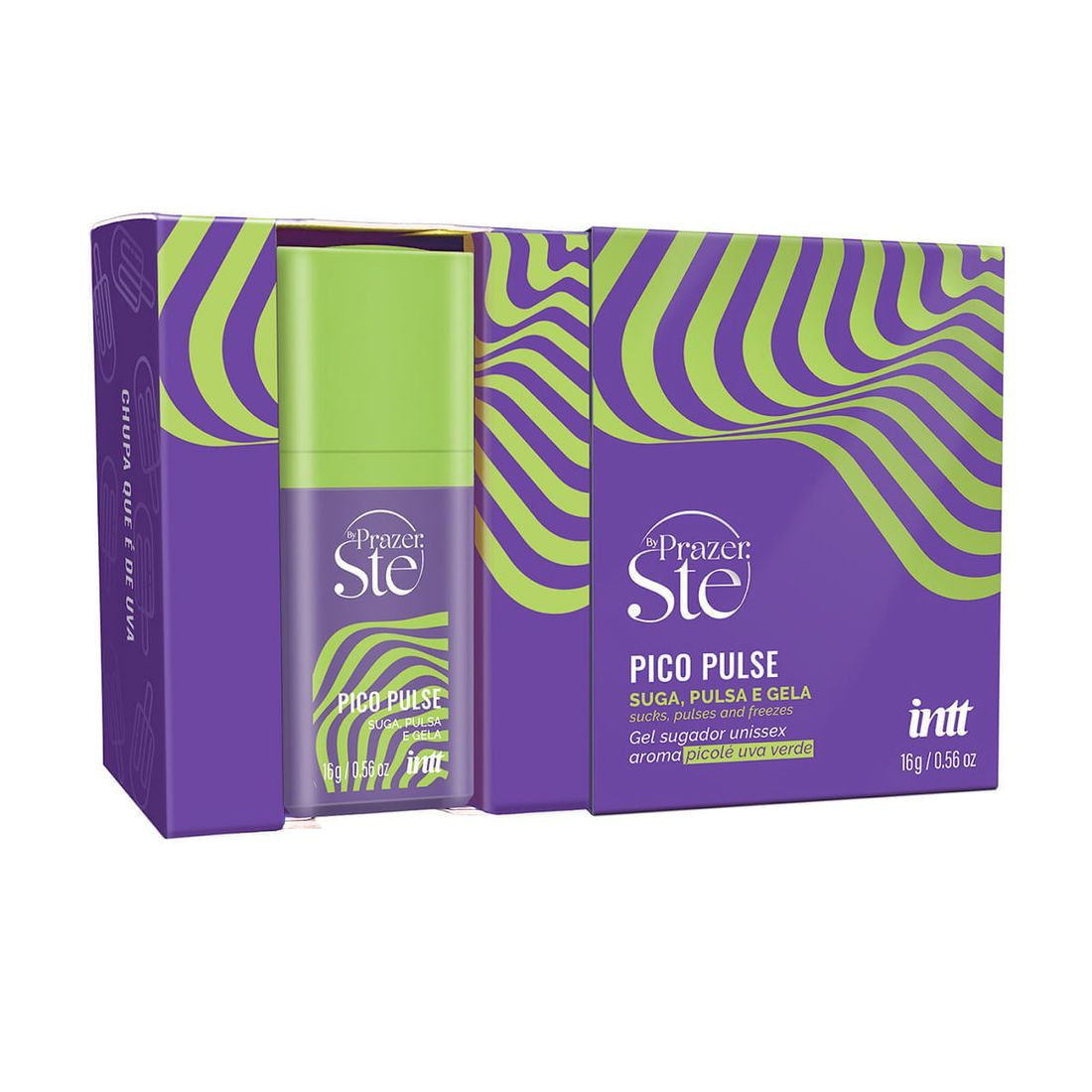 Pico Pulse Gel Sugador Unissex Suga Pulsa E Gela 16g Intt - 4570