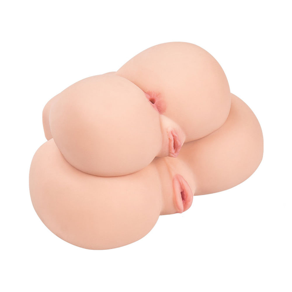 Masturbador em formato bumbum com 2 orifícios vagina e 1 ânus - MAGICAL KISS - 8246