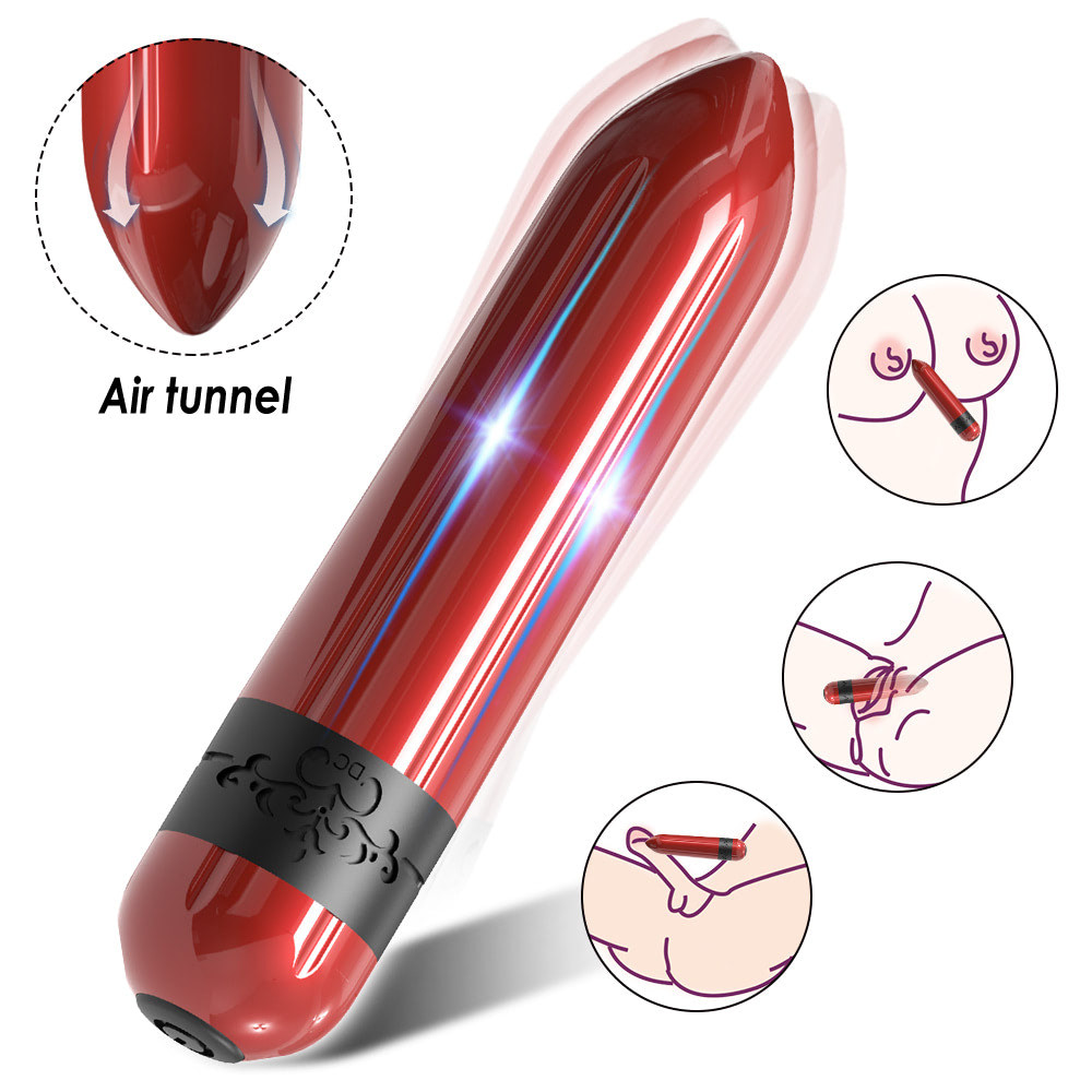Vibrador Cápsula Recarregável com 9 Modos de Vibração - 8287