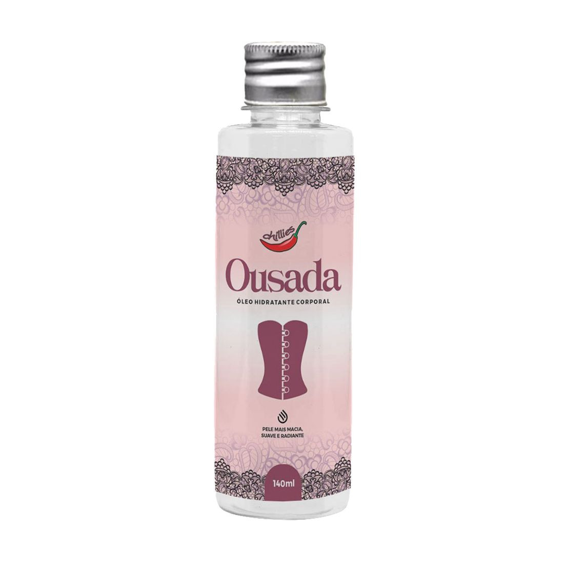 Ousada Óleo Hidratante Corporal 140ml Chillies - 8041