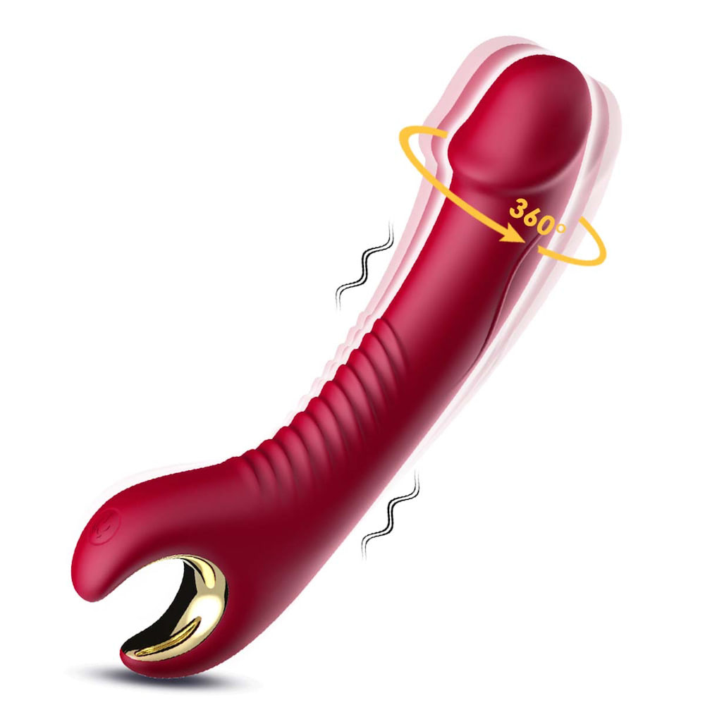 Vibrador Ponto G com 8 Modos de Vibração e 8 Modos de Rotação - 8253