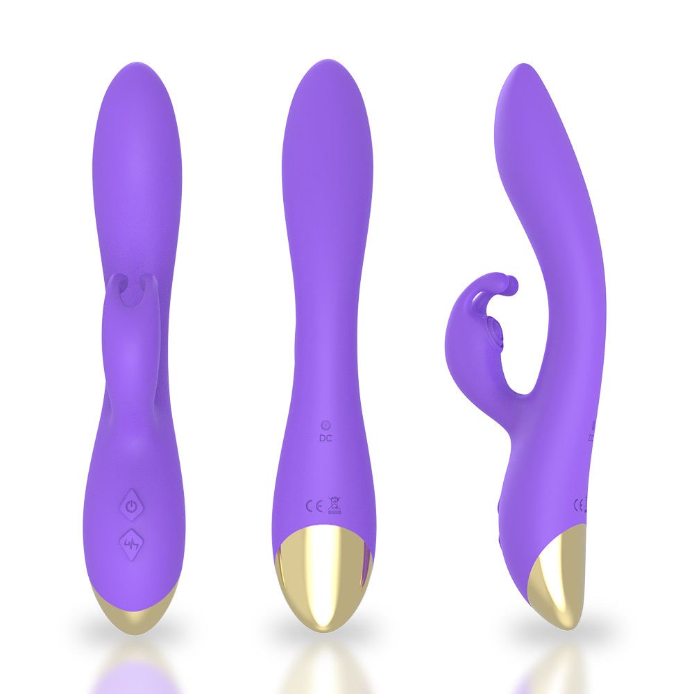 Vibrador Rabbit Ponto G e Estimulador Clitoriano com 9 modos de vibração - 8285