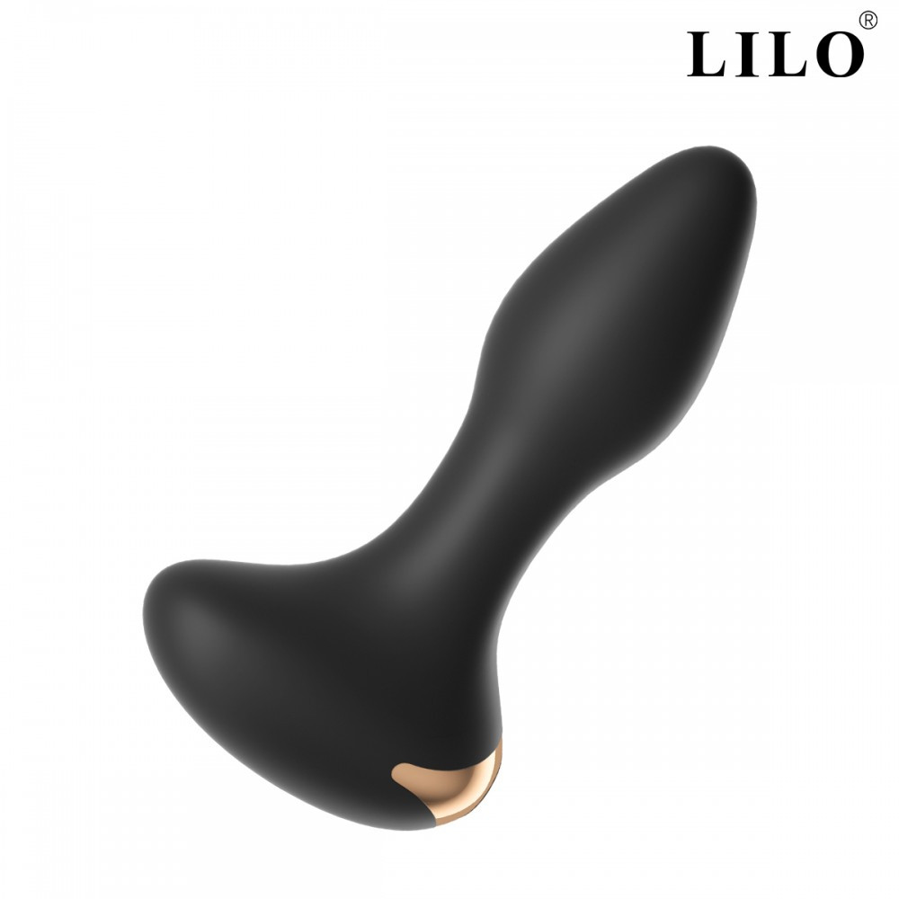 Plug Anal Silicone Recarregável 10 modos Vibração - 107