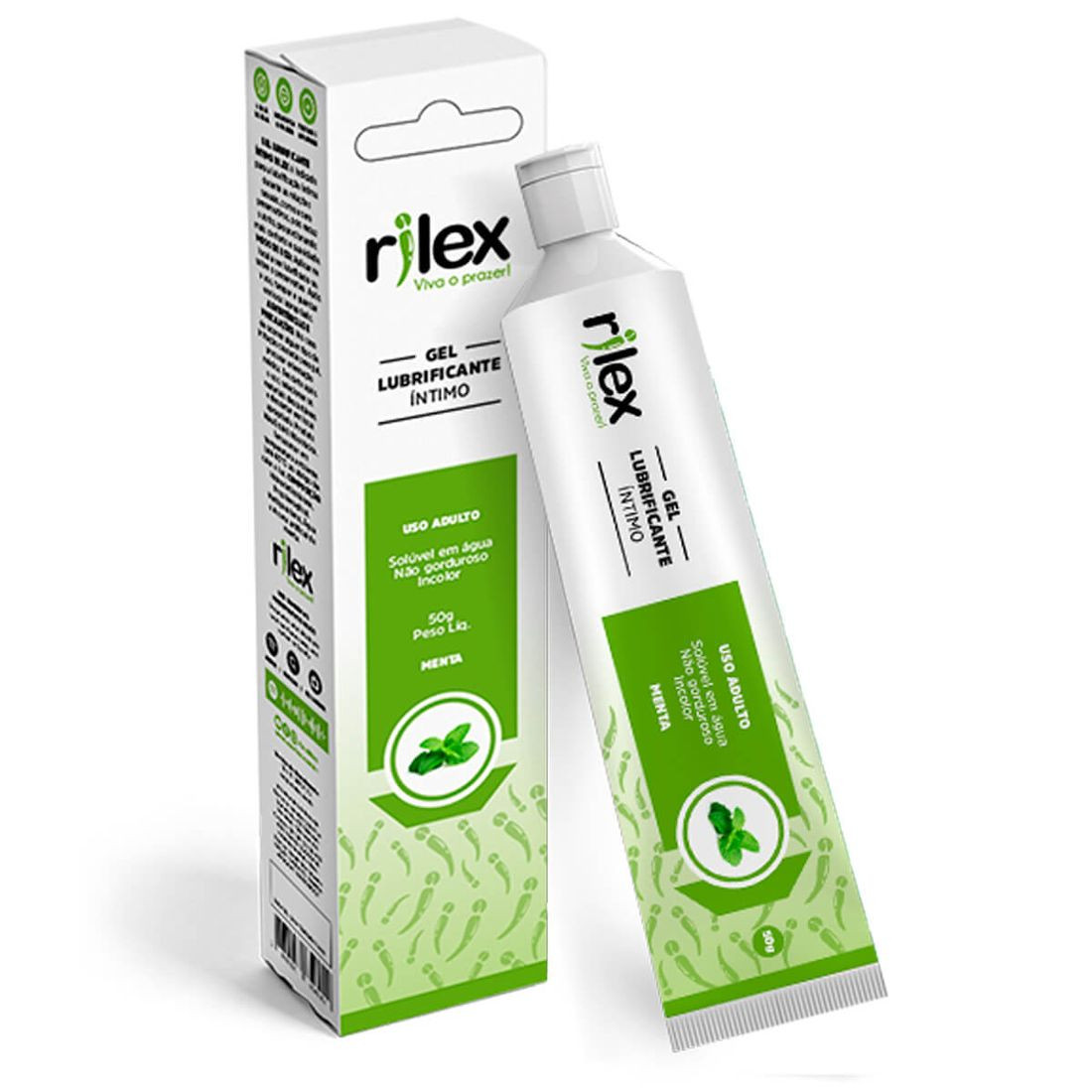 Gel Lubrificante Íntimo Com Aroma De Menta 50g Rilex - 8270
