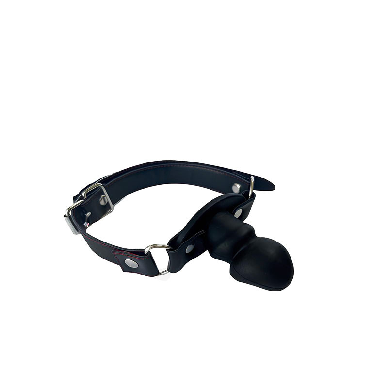 Mordaça com Penetrador em Silicone e Ajuste com Fivela – MOUTH GAG - 8018