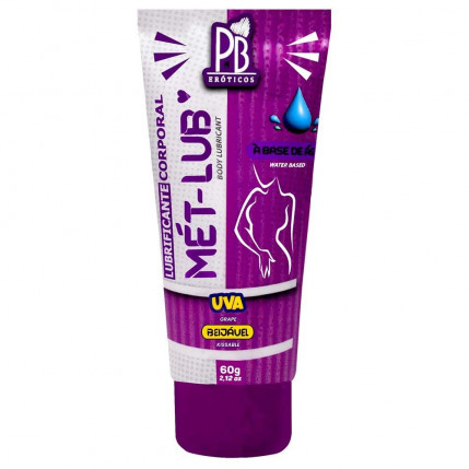 Mét-Lub Lubrificante Corporal Aromático Unissex 60g La Pimienta - 7737