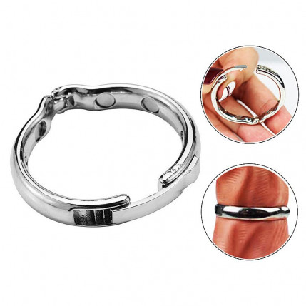 Anel Peniano de Aço Inoxidável com fecho - 2,7 cm - 849