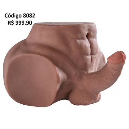 Masturbador Homem Meio Corpo em CyberSkin 5.880 KG - 8082