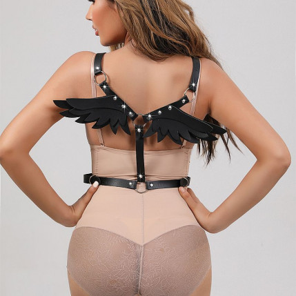 Harness Peitoral com Asas Couro Sintético - 8182