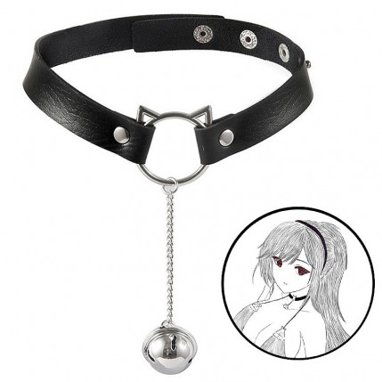 Coleira Bondage Choker com Pingente - 8118