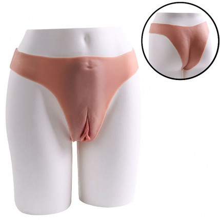 Cinta Formato Calcinha com Vagina Penetrável - 8328