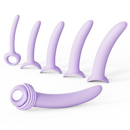 Kit - Dilatador Vaginal Curvado com 5 Tamanhos - Renew - S-Hande - 8350