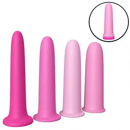 Kit - Dilatador Vaginal com 4 Tamanhos - Rebirth - S-Hande - 8351