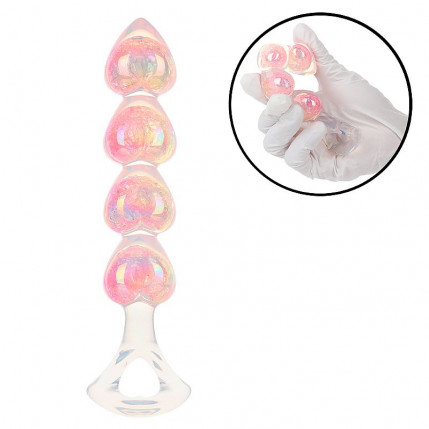Plug Anal em Silicone Escalonado - 16,1 x 3,0 cm - 8068