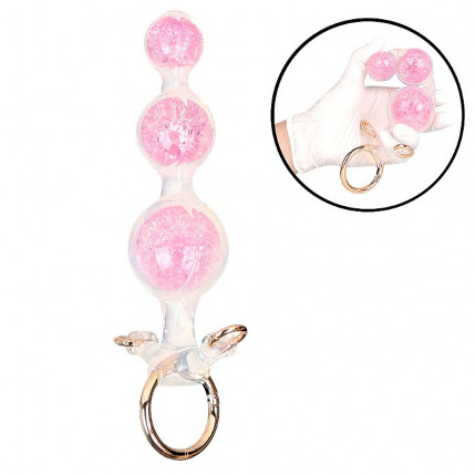 Plug Anal em Silicone Escalonado - 21,8 x 5,2 cm - 8084