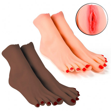 Masturbador Masculino Pequeno - Formato de Pé com Vagina - 2 Unidades - 8083