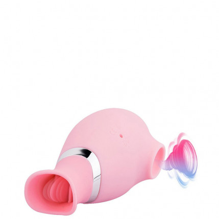 Mini Estimulador com Língua Estimuladora e 7 Modos de Ondas de Pressão – 4383