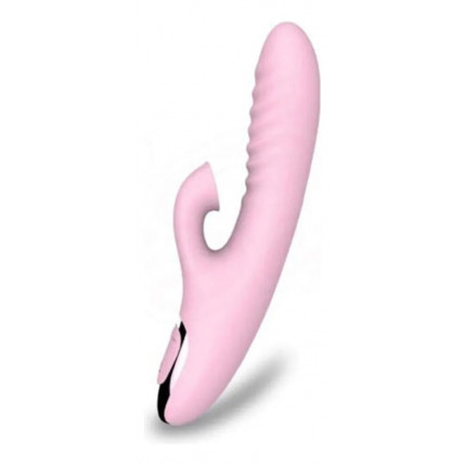 Sugador e vibrador clitoriano recarregáveis rosa G-Spot Ana 3 - 5599