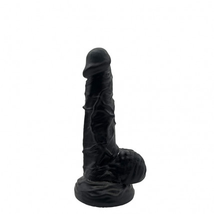 Prótese Realística com Escroto, Veias Salientes, Glande e Ventosa – SUCTION CUP - 8009