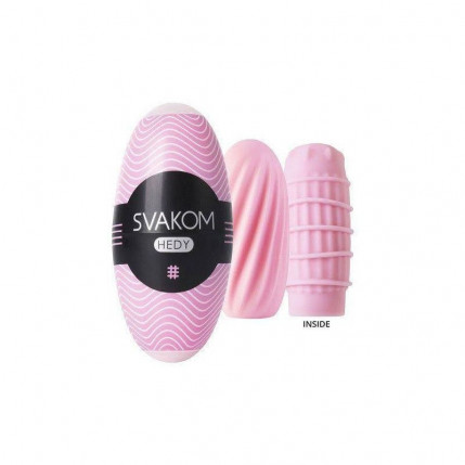 Masturbador EGG Svakom - Hedy Rosa - 1 Unidade