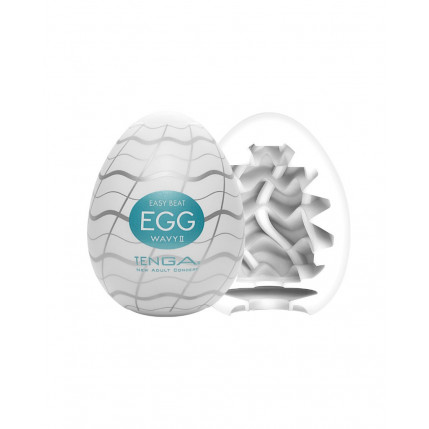 wavy 2 egg magical kiss-masturbador masculino