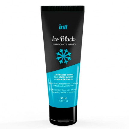 Ice Black Lubrificante A Base De Água Sabor Menta 50ml Intt - 7259