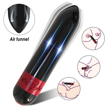 Vibrador Cápsula Recarregável com 9 Modos de Vibração - 8287