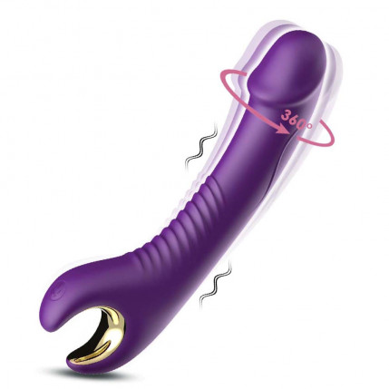 Vibrador Ponto G com 8 Modos de Vibração e 8 Modos de Rotação - 8253