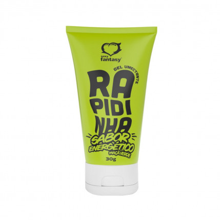 Lubrificante Íntimo Beijável Energético Maçã Verde Rapidinha 30g - 8030