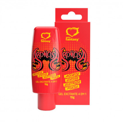 Ardilosa Gel Excitante 4 em 1 Aquece Excita Eletriza e Pulsa 15g - 8034