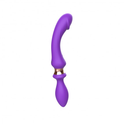 Rebirth - Vibrador de dupla penetração. Com 7 modos de vibração e dois lados - I-MOON - 8023