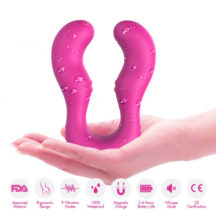 Vibrador Duplo com 9 Modos de Vibração - 8020