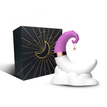 Vibrador de Clitóris em formato de LUA com 10 modos de vibração e pulsação - 8333